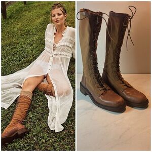 Free People Brown Trickum boot